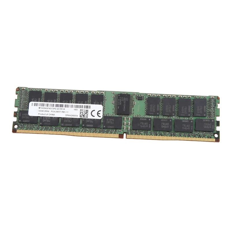 

For MT 32GB DDR4 Server RAM Memory MT DDR4 RECC RAM 2400Mhz PC4-19200 288PIN 2Rx4 RECC Memory RAM 1.2V REG ECC RAM