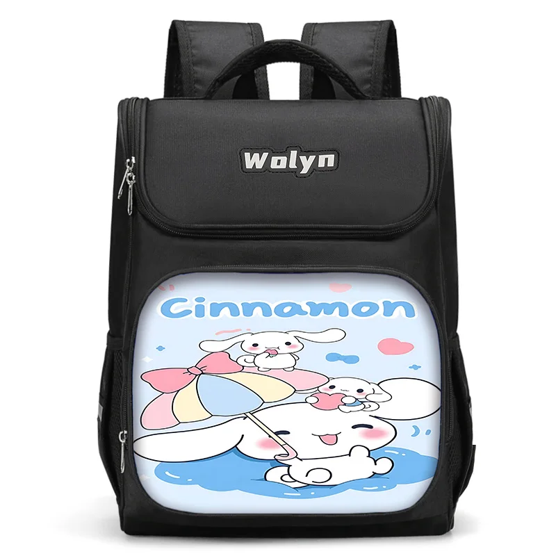 Cute Cartoon Cinnamorolls Large Child Backpack Boy Girl School Bag For Men Women Traveling Backpack Durable and Multi Compartmen