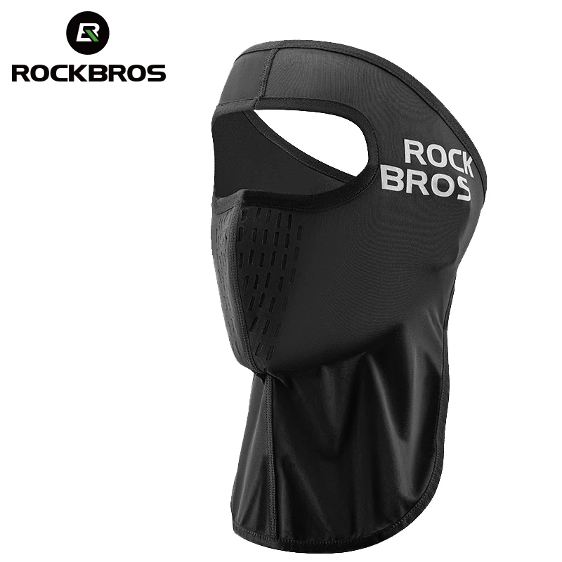 ROCKBROS Summer Bicycle Mask Breathable Cooling Absorbing Sweat Bicycle Balaclava Motorcycle Mask Quick-Drying Cycling Scarf