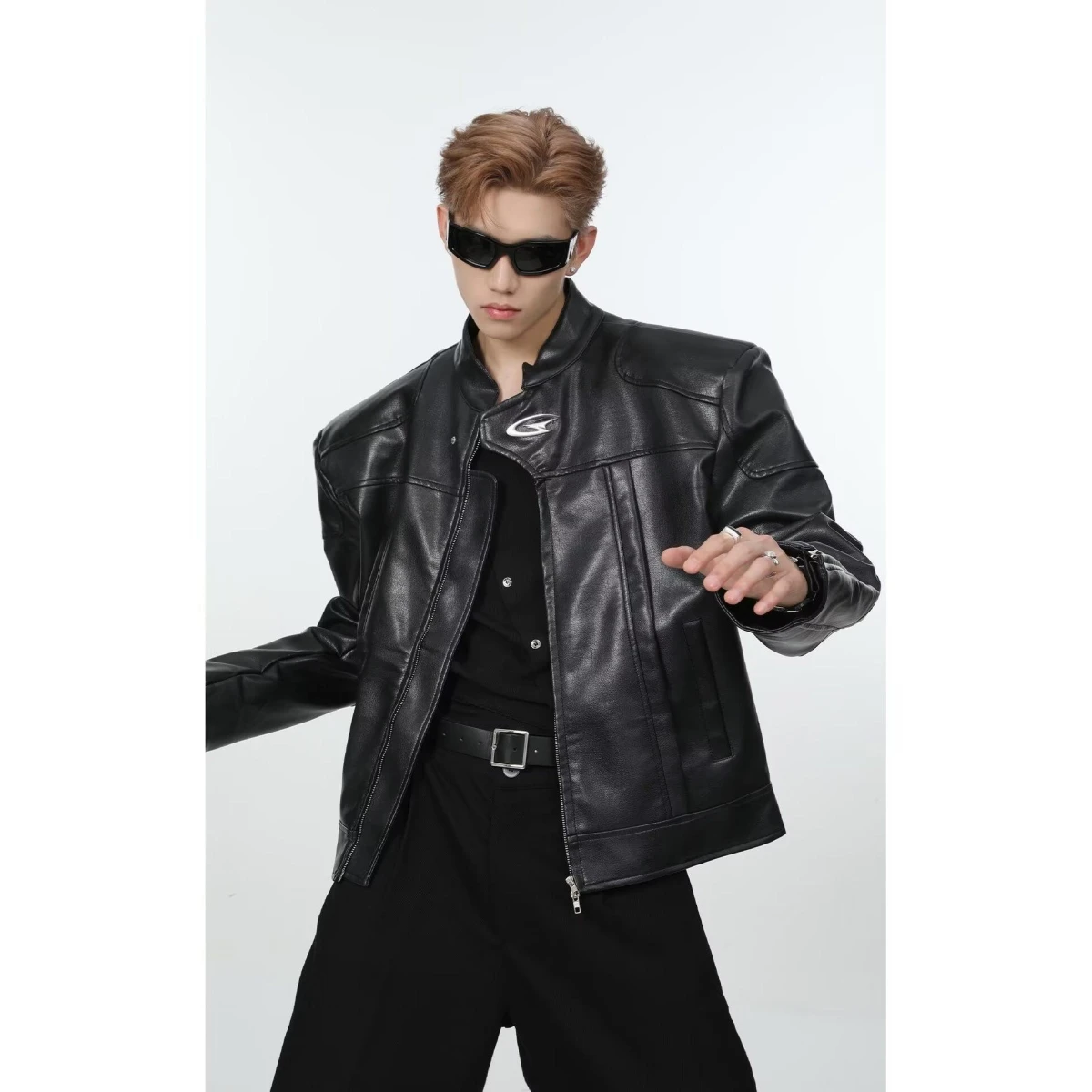 

Loose Men's Jaet 2024 Spring Autumn Sli Streetwear High Street Trendy Harajuku Korean Sle Casual Outerwear Coat