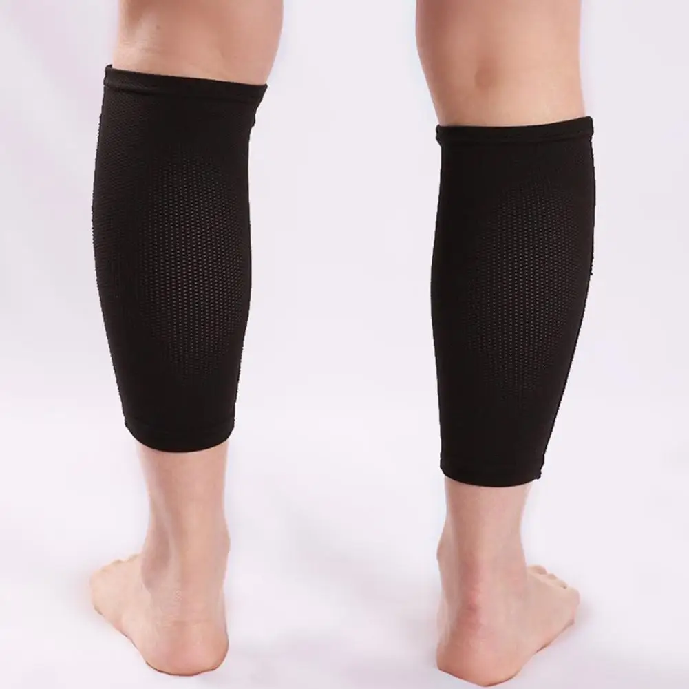 Shin Pad With Pocket Shin Guards Football Calf Sleeve Shinguard Leg Sleeves Adult Support Sock Nylon Shin Protector Soccer Gear