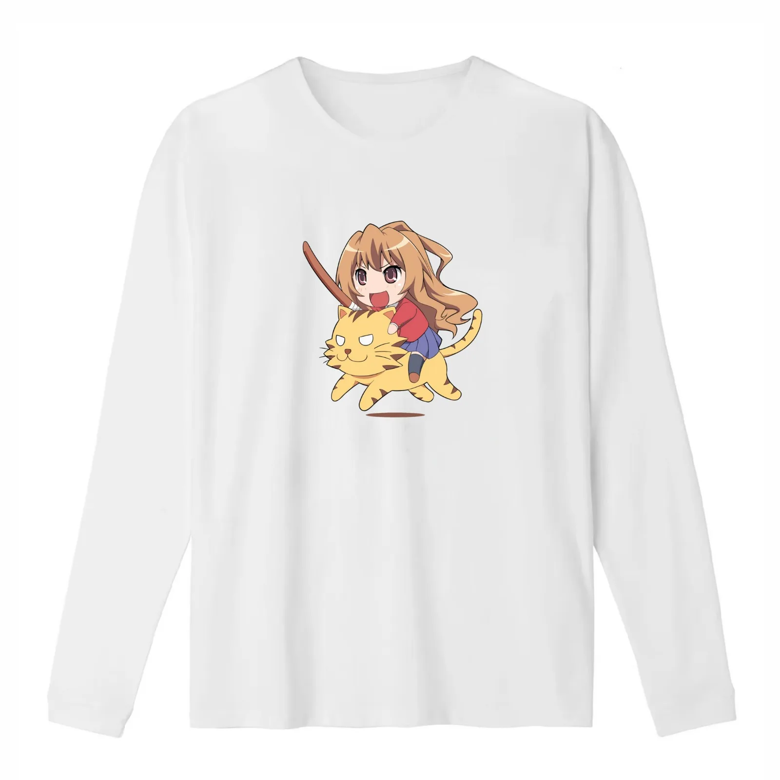 Toradora! T-Shirt Summer Casual Cotton Tee Oversized Streetwear Tops Vintage Graphic Print Loose Fit Short Sleeve