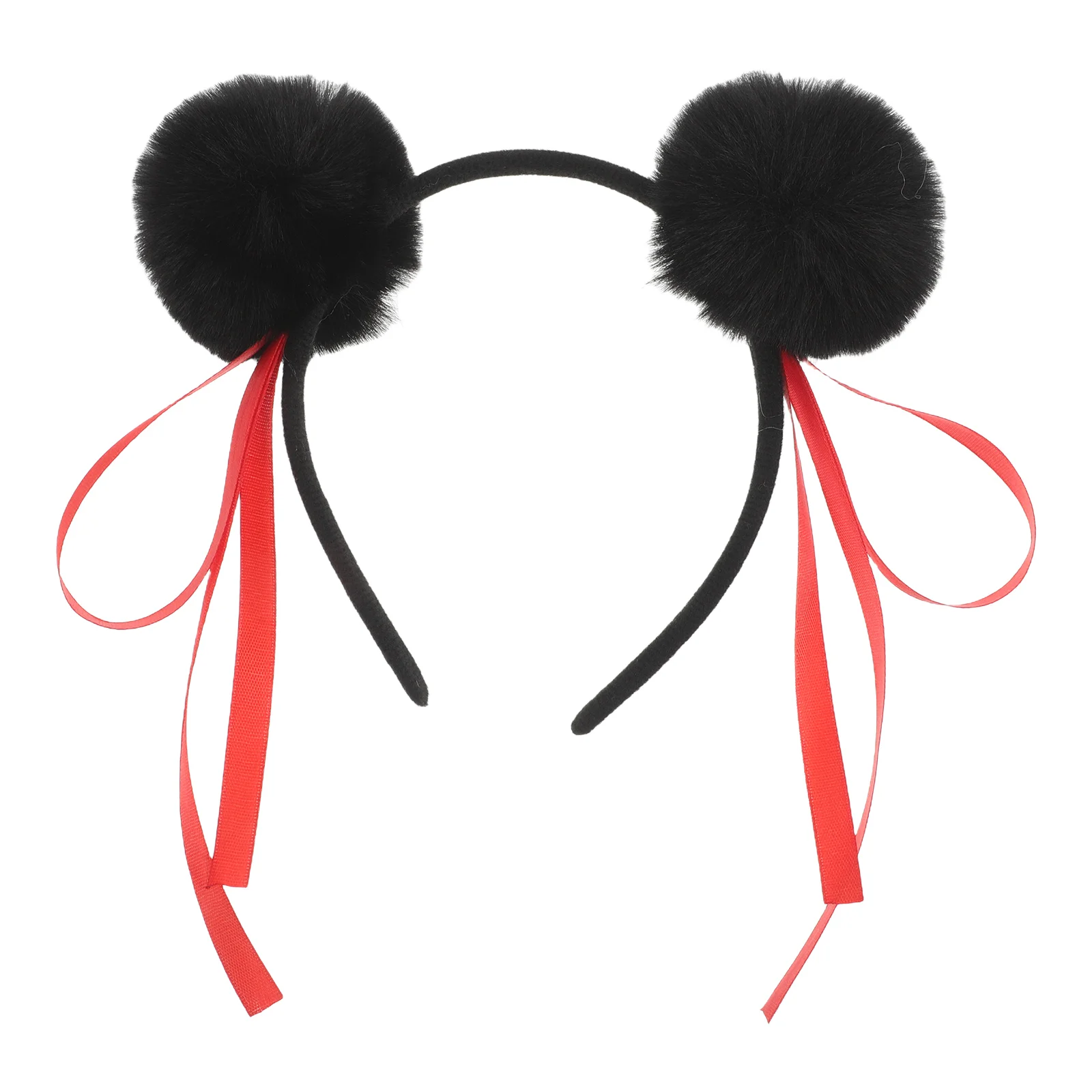 

Decoration Figurine Fur Ball Headband Makeup Costume Headwear Headset Plush Child