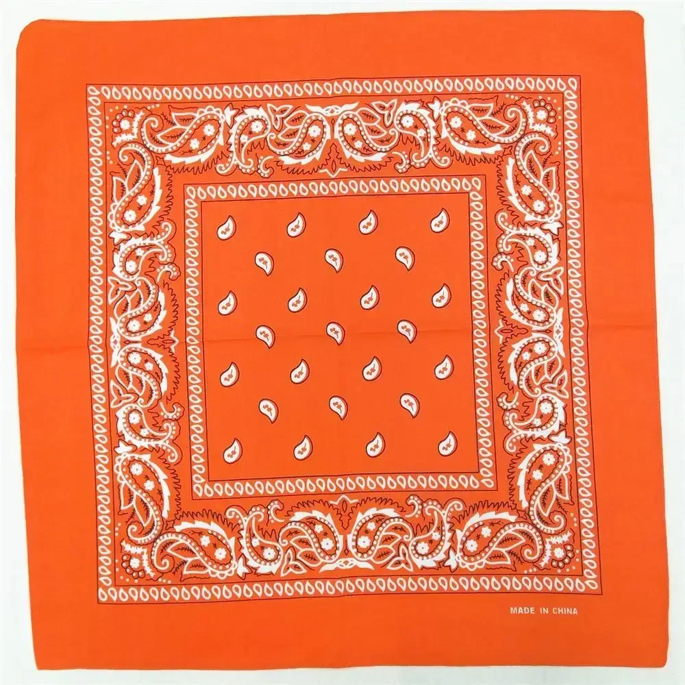 55cm * 55cm Outdoor-Sport Bandana Schal Gesichts maske Reiten Camping Radfahren Kopftuch Rohr Armband Paisley Stirnband Frauen Männer – Detail 8