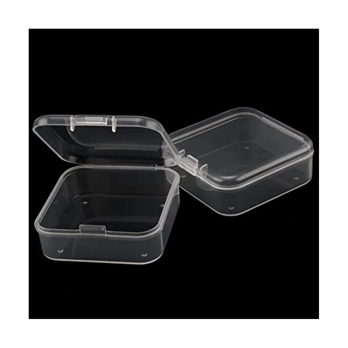 3 Pack Mini Bead Storage Box, Clear Bead Storage Box with Lid, Rectangular Clear Diamond Jewelry Box, Crafts