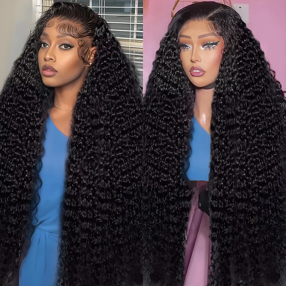 

Парик из натуральных волос 360 Full HD Lace Frontal Deep Wave, предварительно проработанный, бразильский, 13x4 13x6, с кружевной передней частью, для женщин, 30-40 дюймов