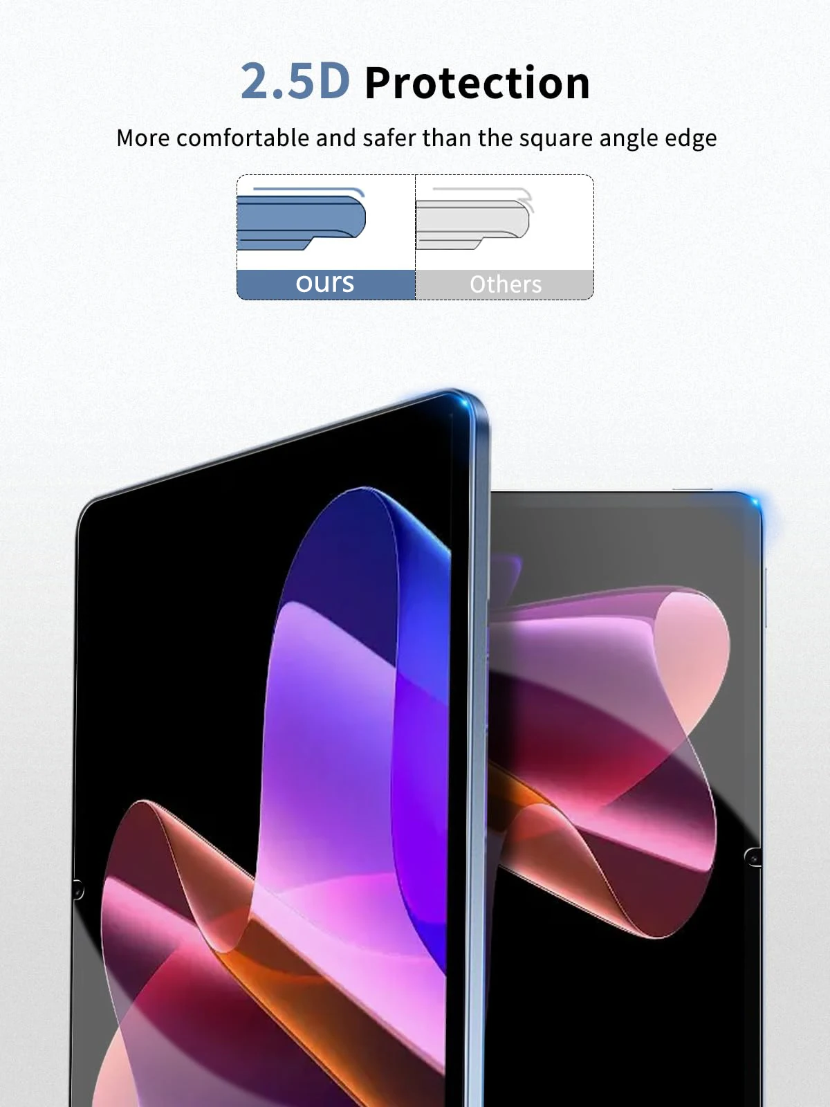 Blackview Mega 2 (12 inç) 2025 için temperli Film HD Ekran Koruyucu Tablet Koruyucu Cam HD Şeffaf Anti-düşme