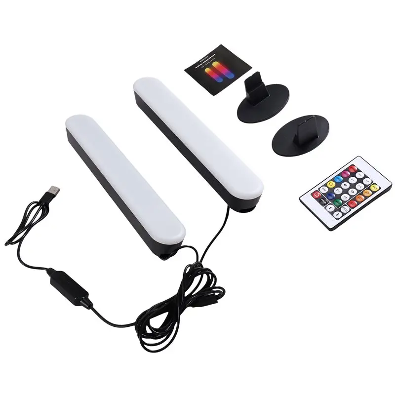 AB46-RGB Pickup Light Ambient Music Rhythm LED Light Bar RGB USB Pickup Lamp Decor For TV For Decorating