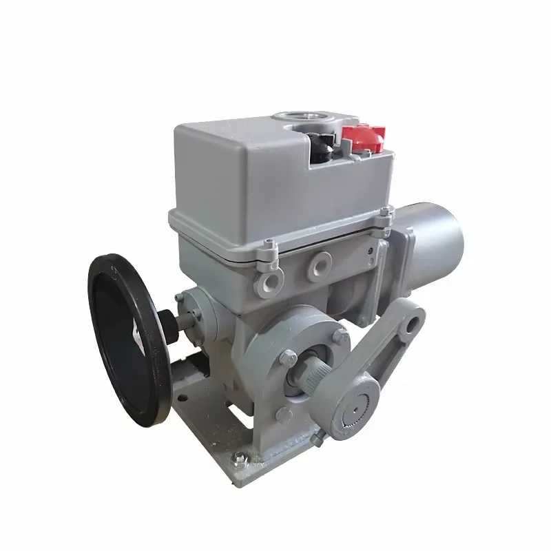 Factory OEM Slurry Circulation Pump Inlet Regulating Rotary Butterfly Valve Electric Actuator for Power Plant Oil Industry