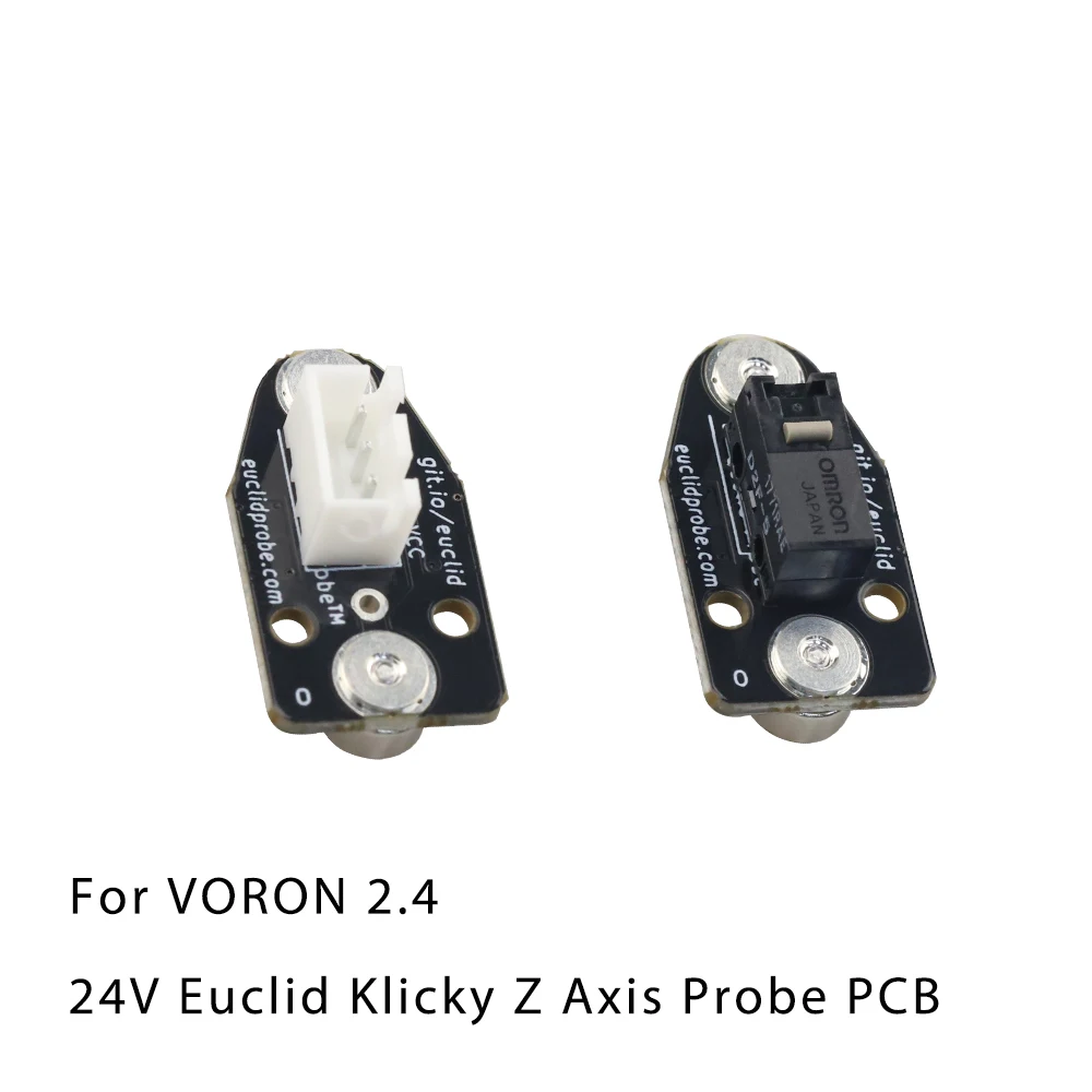 24V Euclid Klicky Z Axis Probe PCB Endstop Sensor D2F-5 for Voron 2.4 Trident 3d Printer V-Core 3.0 Ender Railcore