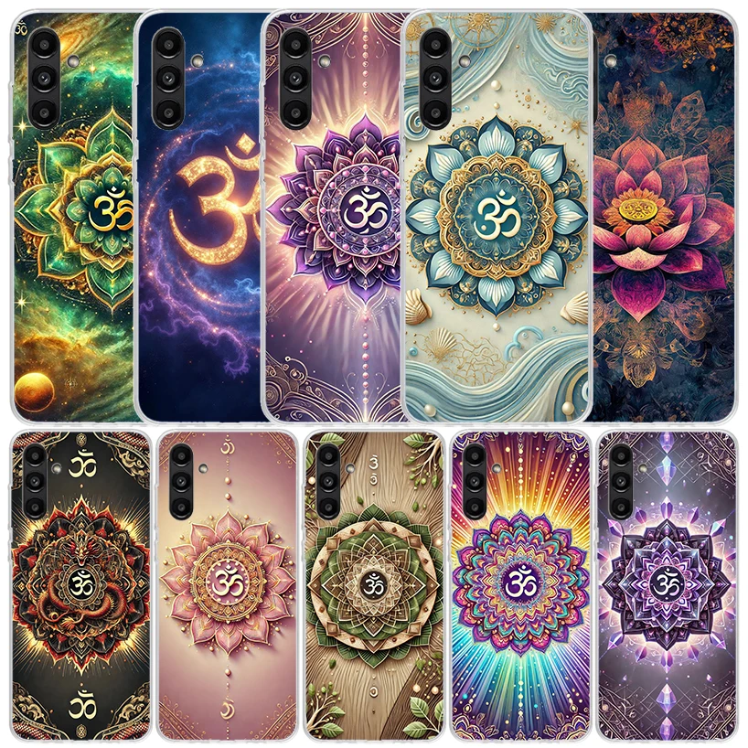 Mandala Chakra Insist Yoga Cover for Samsung Galaxy A17 A37 A57 A16 A26 A36 A56 A15 A14 A55 Phone Case A13 A53 A25 A35 A24 A34 A