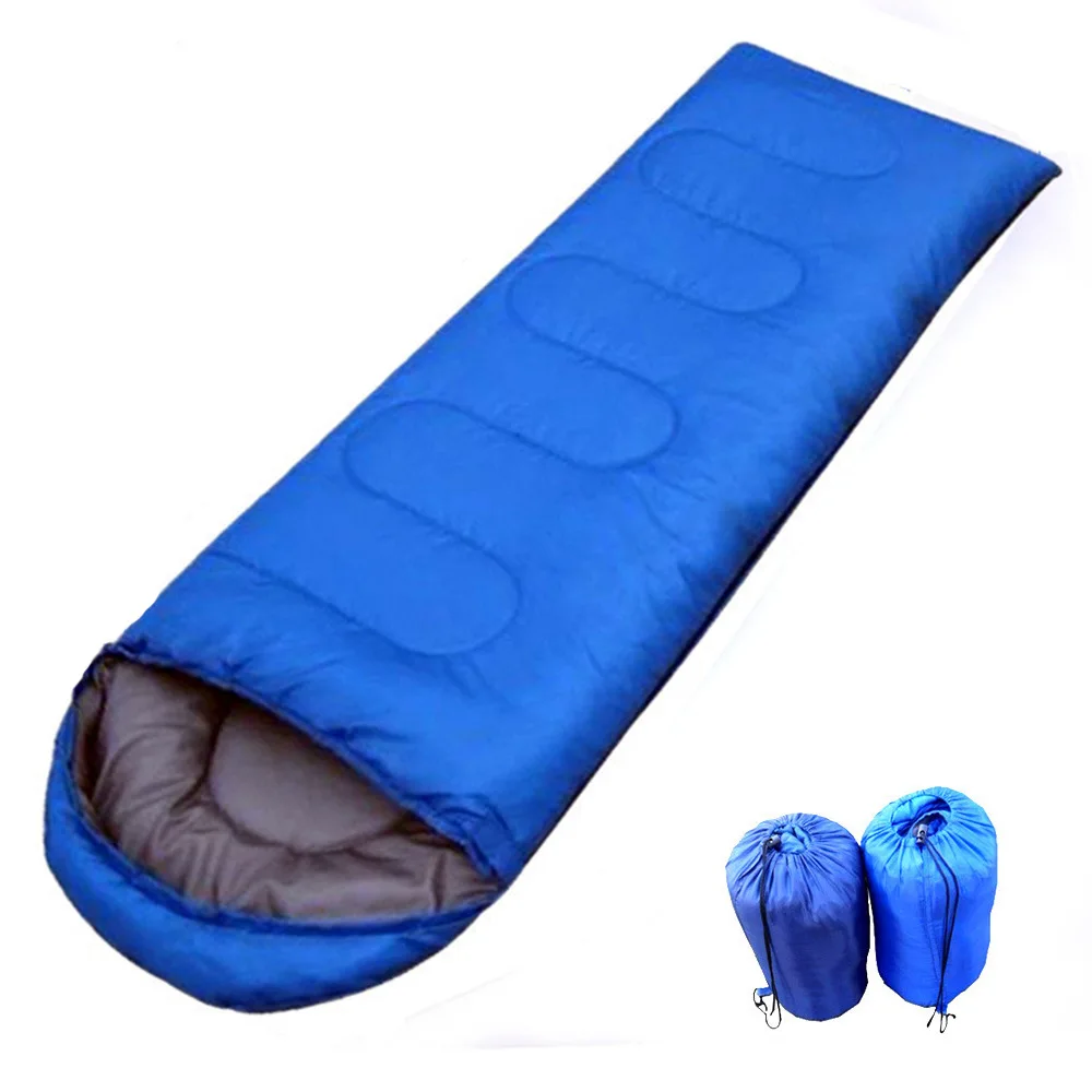 

Adult Sleeping Bags Thickened Cotton Cold Protection Spring and Autumn Outdoor Camping Universal Splicing Single Sleeping Bag