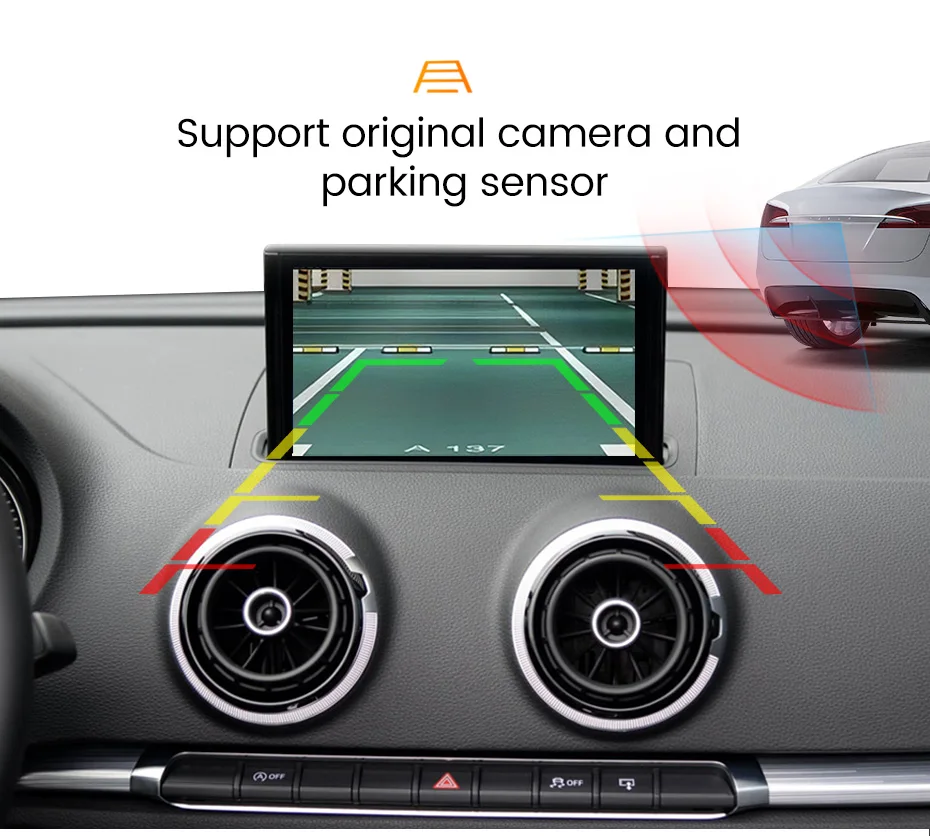 For Audi A3 A4 A5 A6 A7 Q2 Q5L Q7 MIB Support Wireless Carplay Android Auto OEM RMC Screen Upgrade Interface Decoder Mirror Link