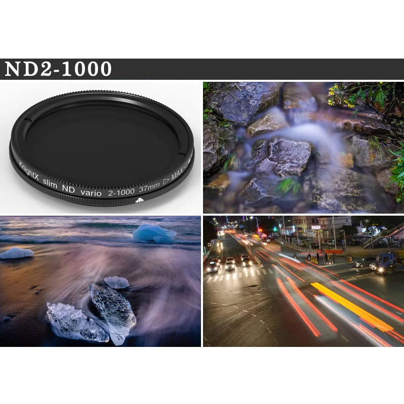Filtr neutralny ND2-1000 ND1000 do aparatu fotograficznego, obiektyw do telefonu iPhone