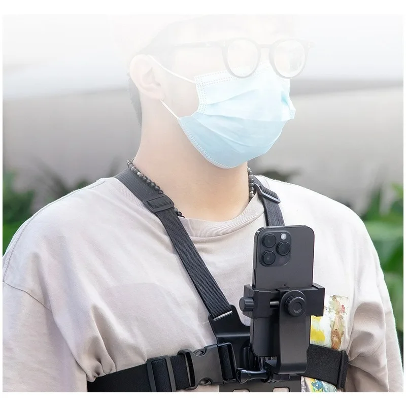 

Новый регулируемый держатель для телефона (1 шт.) с креплением на нагрудный ремень для спортивной камеры и мобильного телефона, аксессуар для камеры
