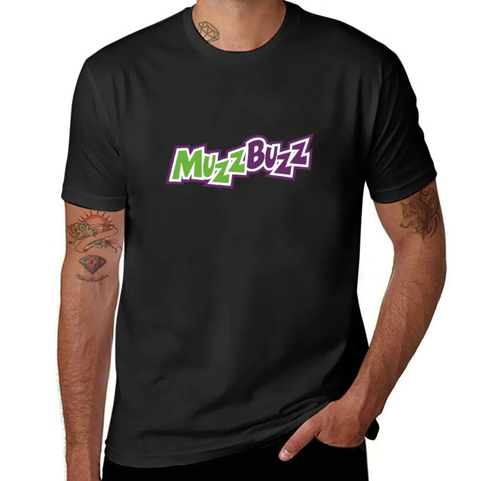 Muzz Buzz Resto T-Shirt cute clothes graphics boys animal print T-shirt men