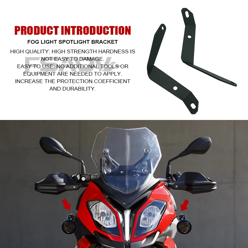 Fog Light Led Bracket Auxiliary Lights Holder Support For BMW S1000XR S1000 XR S 1000XR 2015-2018 2017 Motorcycle Accessories