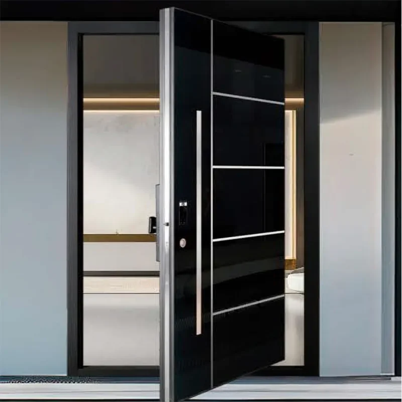Wholesale Zinc Alloy Off Axis Door Source Head Cast Aluminum System Door Anti Theft Thermal Insulation Soundproof Door