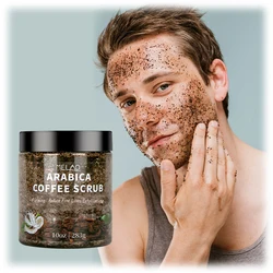 Melao Moisturizing Arabica Coffee Scrub with Collagen - Exfoliating Body Scrub for Skin Care, Face, Hands, and Feet