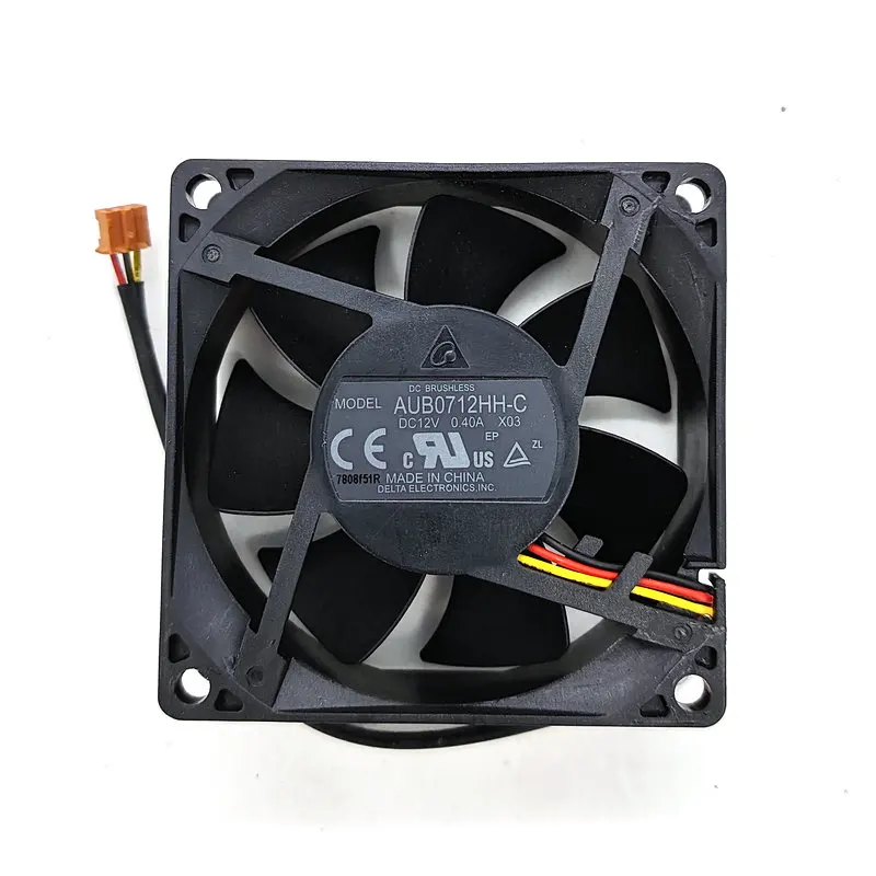 Nouvel original pour le ventilateur de refroidissement AUB0712HH-C de budgétaire de DC12V 0.40A 70*70*25MM