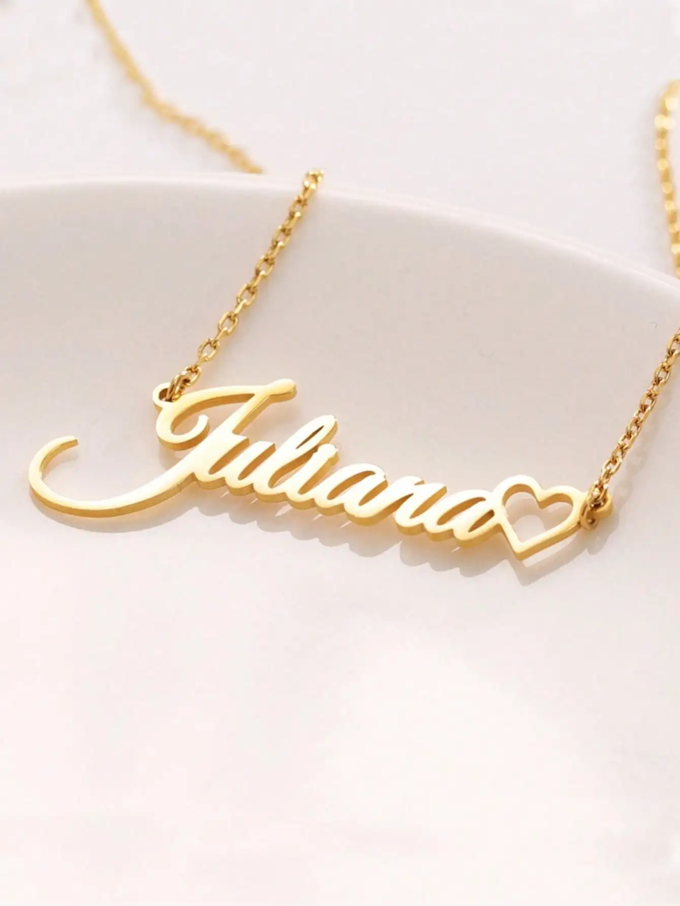 DOREMI مجوهرات مخصصة هدية شخصية 2 أسماء قلادة زوجين اسم قلادة اسم مخصص قلادة #3