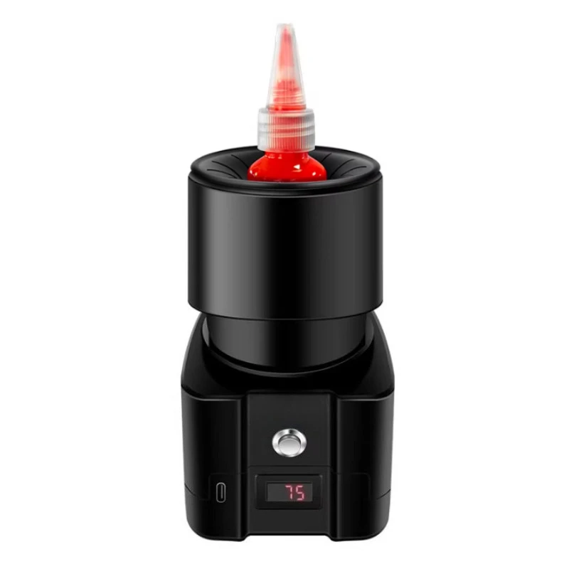 Nagellack-Shaker & Farben-Mischer – Elektrisches Schüttelgerät, 3200 U/min, Kompakt, Mit Saugfuß, Für Modellfarben & Nagellack (EU-Adapter)