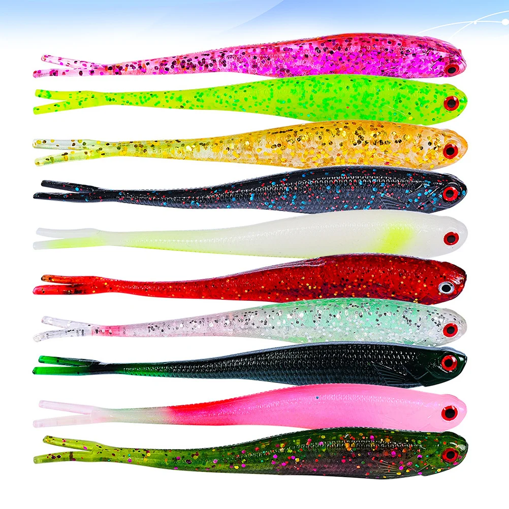 

10Pcs Fishing Lures for Carp Bass Reusable Long-Lasting Preservation Lightweight Convenient Storage Outdoor Fishing Baits
