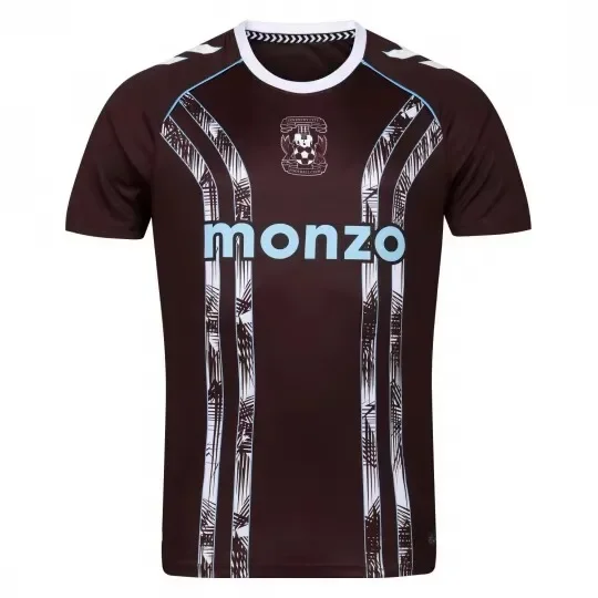2026‑27 New Coventry City Home Football Jersey 3D Print Men Fan T‑Shirt Y2K Oversized Casual Quick Dry Short Sleeve Family