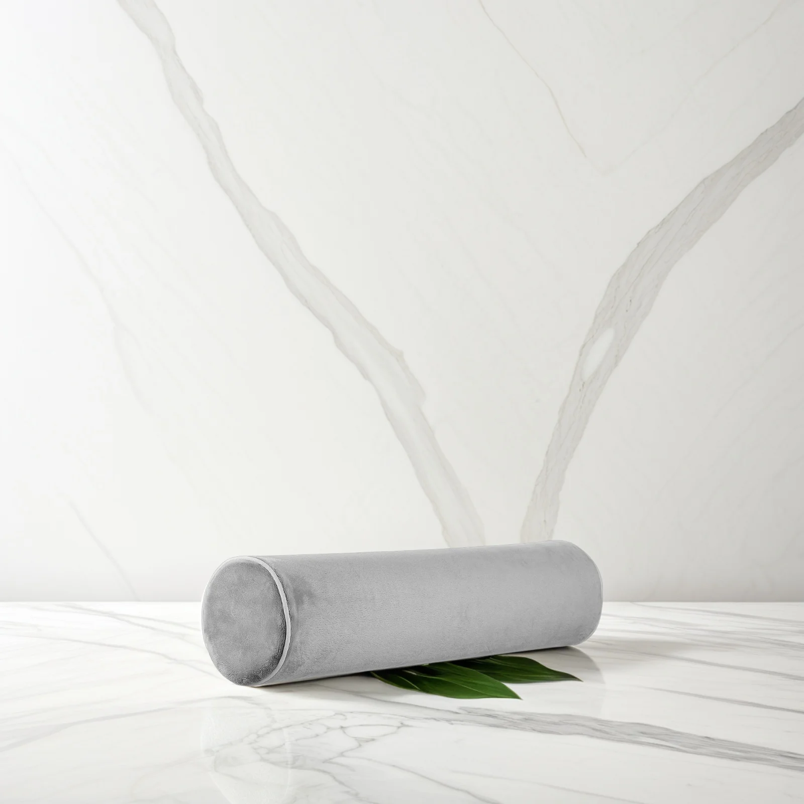 

Memory Cotton Pillow for Neck and Spine Support Round Cervical Bolster Lumbar Cushion Tube Knee Sleeping Aid