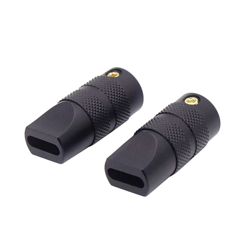 케이스 용 쉘용 USB C Type-C 쉘용 데이터 케이블 충전기 와이어 플러그 금속 DIY 액세서리 2x0.6cm 검정색 흰색 하우징