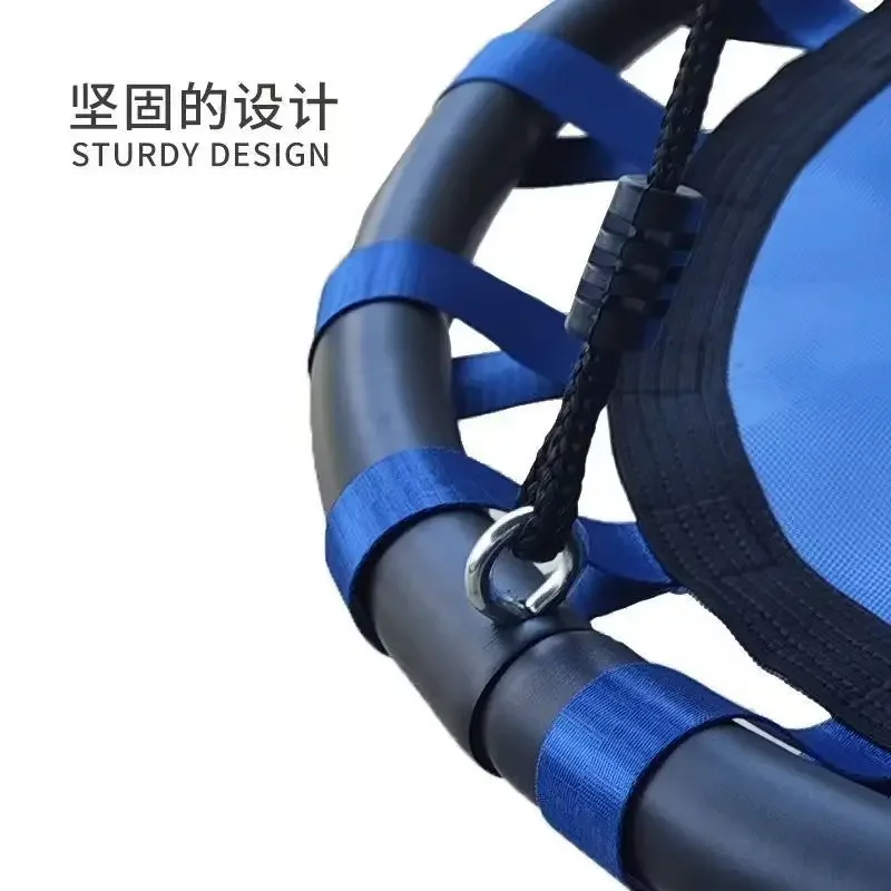 Outdoor disc swing, playground scenic park, kindergarten, children's multi-person colorful round bird's nest swing