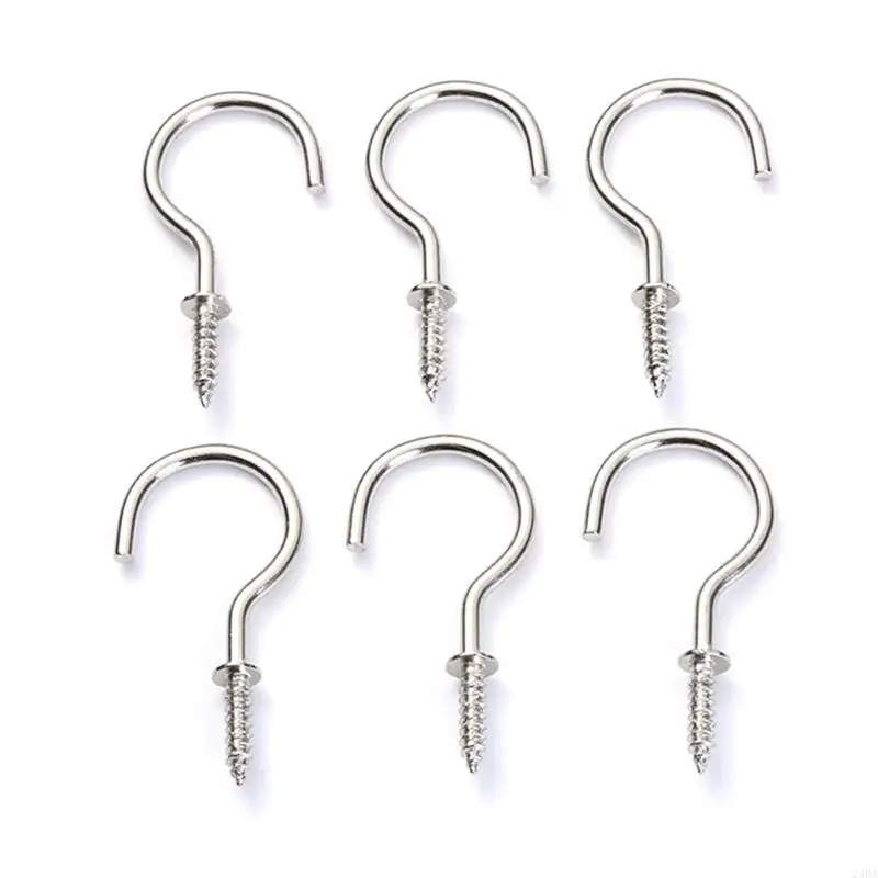 Eye Screw Hooks Set of 100 Small Screw Hooks for Various DIY Projects & Crafts