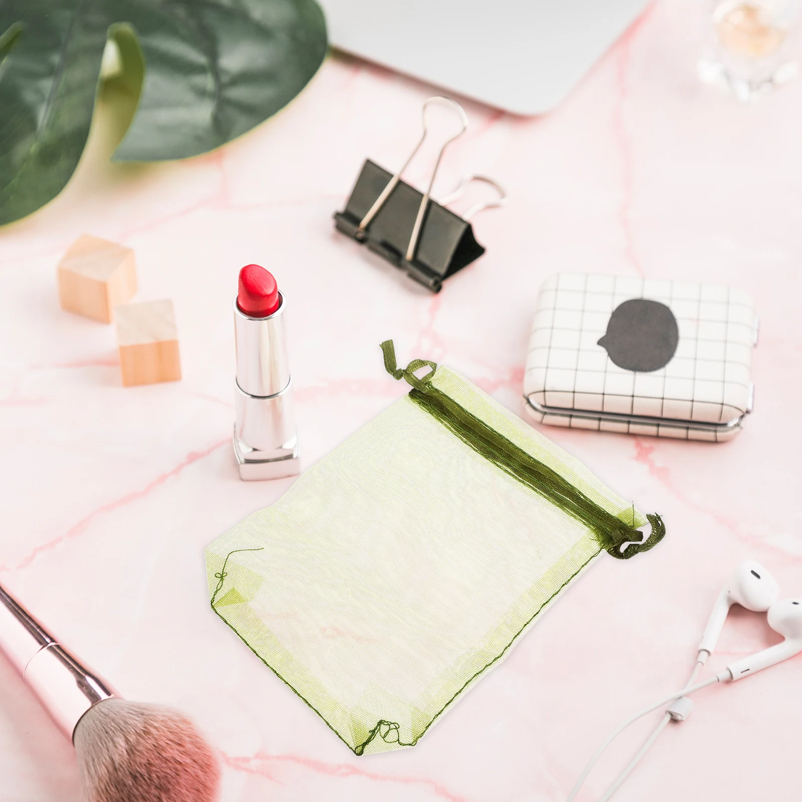 

100Pcs Easy Carry Drawstring Bags Jewelry Gift Pouches for Weddings Parties Showers Bags for Bracelets Jewelry Pouch