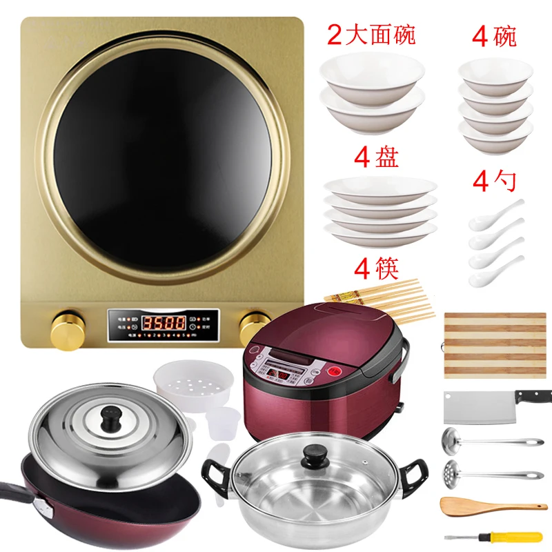 Fogo dome 3500w casa de alta potência fogão de indução casa inteligente de alta potência fogão de bateria panela quente cozinhar multi-função