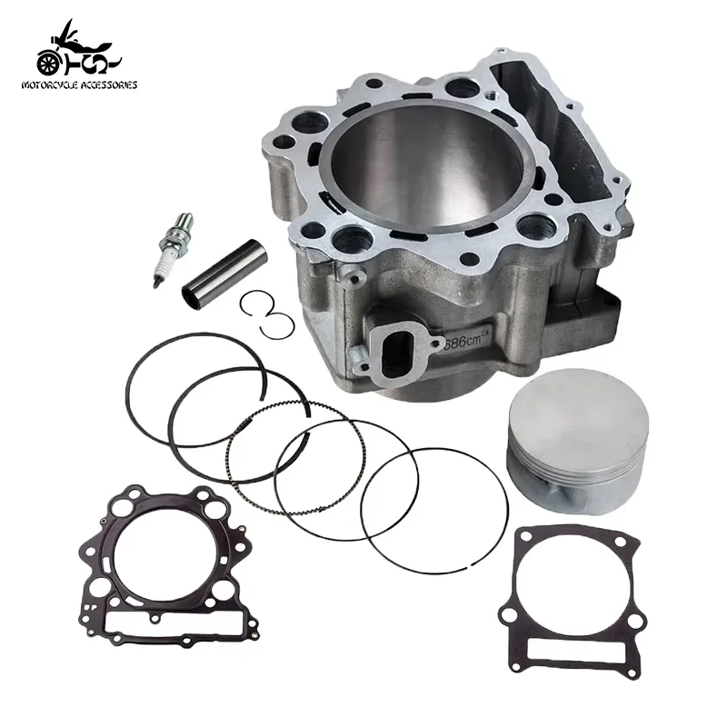 SJ Motorcycle Engine Big Bore Cylinder Piston Gasket Kit For Yamaha Raptor 660R Grizzly 660 YFM660 Rhino YXR660  3YF-11310-00-00