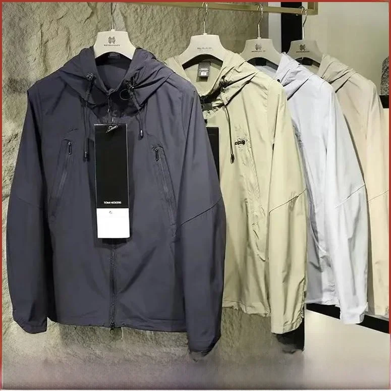 

Outdoor Lightweight Men's Breathable Tee-Proof Sun Protection Jaet Stand Fit Long Sve Hooded Spring Autumn Jaet