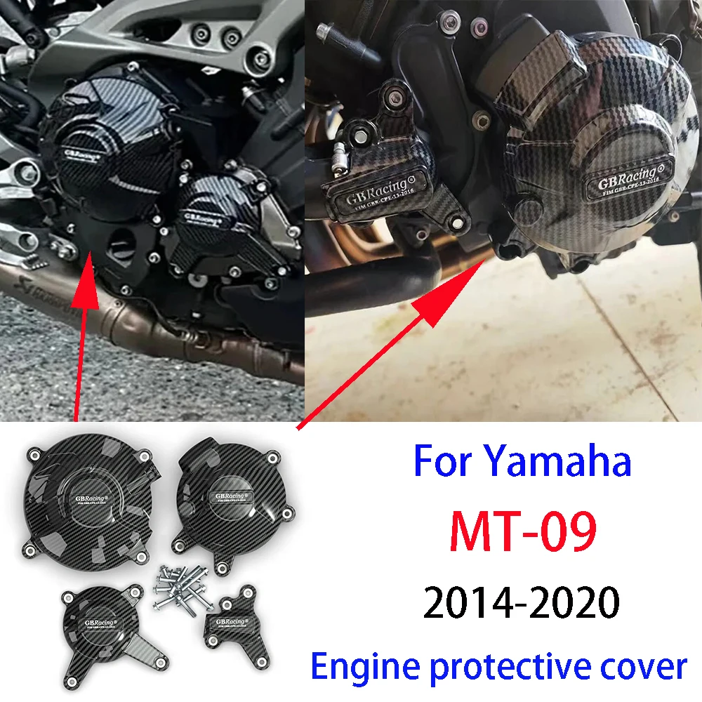 

For YAMAHA MT-09 2014-2020 XSR900 2015-2020 Engine fall protection cover FZ-09 Racing Engine Protective Cover