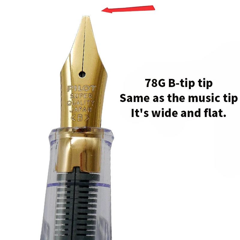 Japan PILOT 78G Füllfederhalter FP-78G Retro nostalgischer vergoldeter Feder zurückhaltendes Luxus-Kalligraphie-Geschenk für Erwachsene High-End-Wannian-Stift – Detail 5