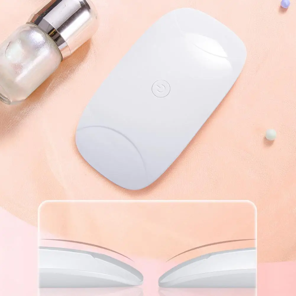 Lâmpada UV portátil do cuidado do prego, secador rápido do polonês do gel seguro com ajuste do temporizador, mini luz compacta para o salão de beleza-qualidade