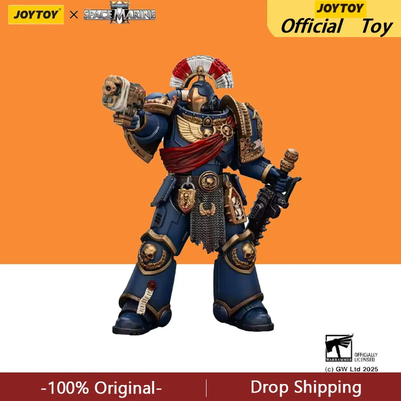 

JOYTOY Warhammer 40K 1/18 Action Figure Ultramarines Relic Secundus Armour with Artificer bolt Anime figures Toys