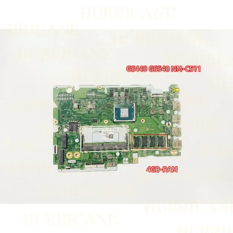 GS440 GS540 NM-C511 For Lenovo Ideapad S145-15API Laptop Motherboard With R3-3200U R5-3500U R7-3700U CPU 4GB-RAM 100% Tested