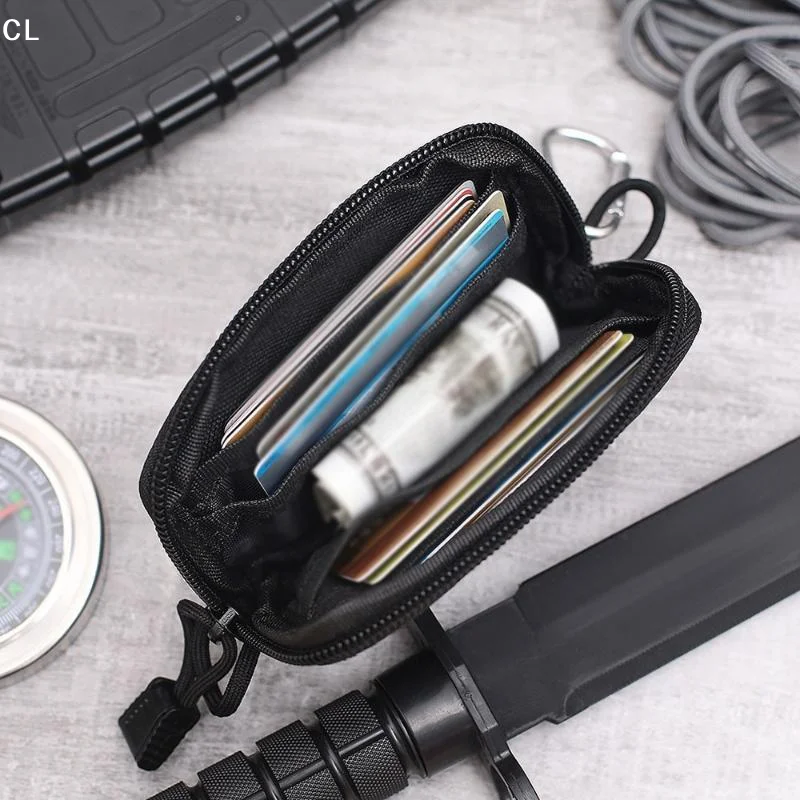 Multi-functional Outdoor Hiking Bag EDC Accessory Waist Pack Portable Card Holder Key Pouch Mini Coin Purse for Outdoor Travel