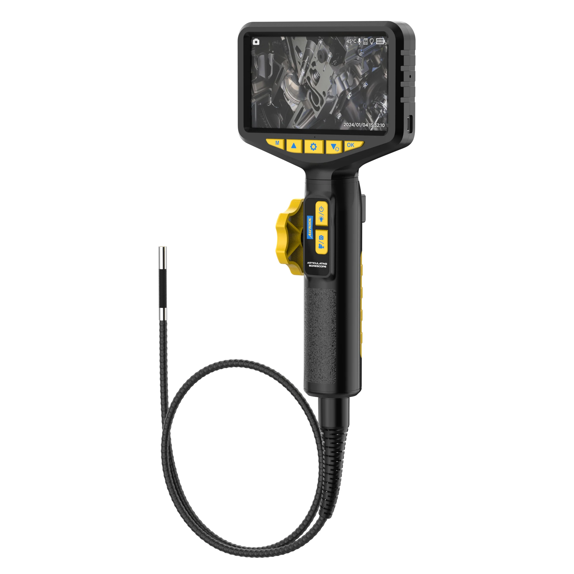 AUTOOL SVB305 Car Endoscope 1080 HD 200W Pixel 5 Inchhd Display With LED Light Autofocus Camera Lens for Automotive IMG & Video