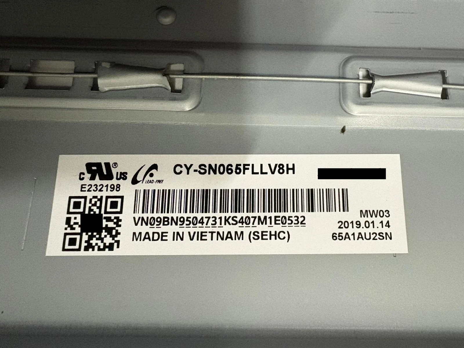 Compatibile con la scheda madre TV Samsung BN41-02636A scheda principale BN94-12931C UA65NU8000WXXY UA65NU8000 Schermo CY-SN065FLLV8H da 65 pollici