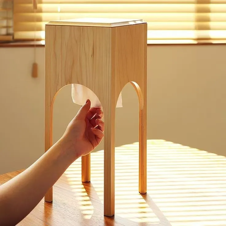 

Walnut living room household cute pumping carton solid wood light luxury tissue box high-end simple creative desktop ornament