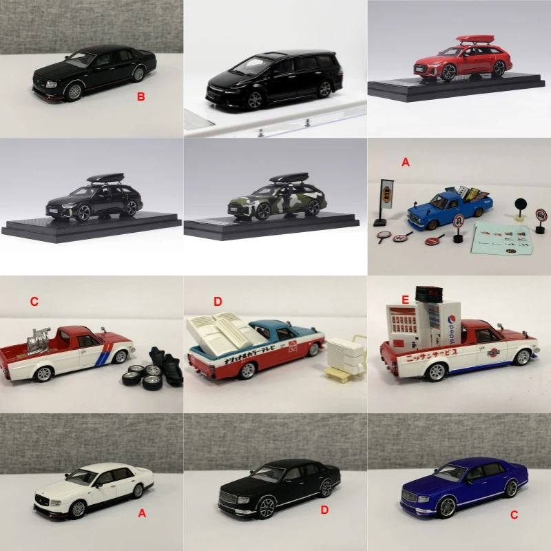 

Stance Hunters 1:64 Модели автомобилей Odyssey / RS6 / Datsun / Century из смолы