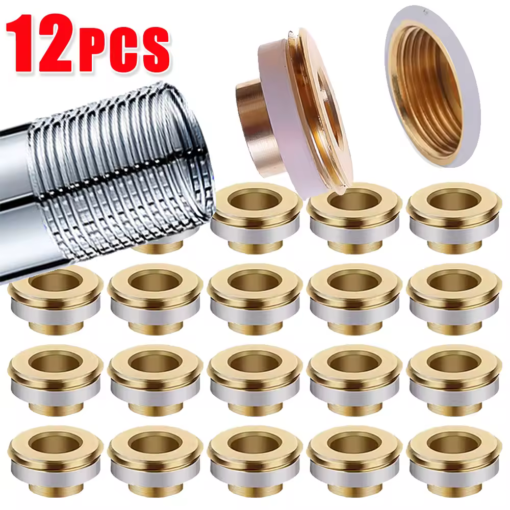 12/1PCS Brass Faucet Seal Washers Universal Silicone Leak-proof Sealing Rings Gaskets Pipe Hose Plumbing Plug Faucet Accessories
