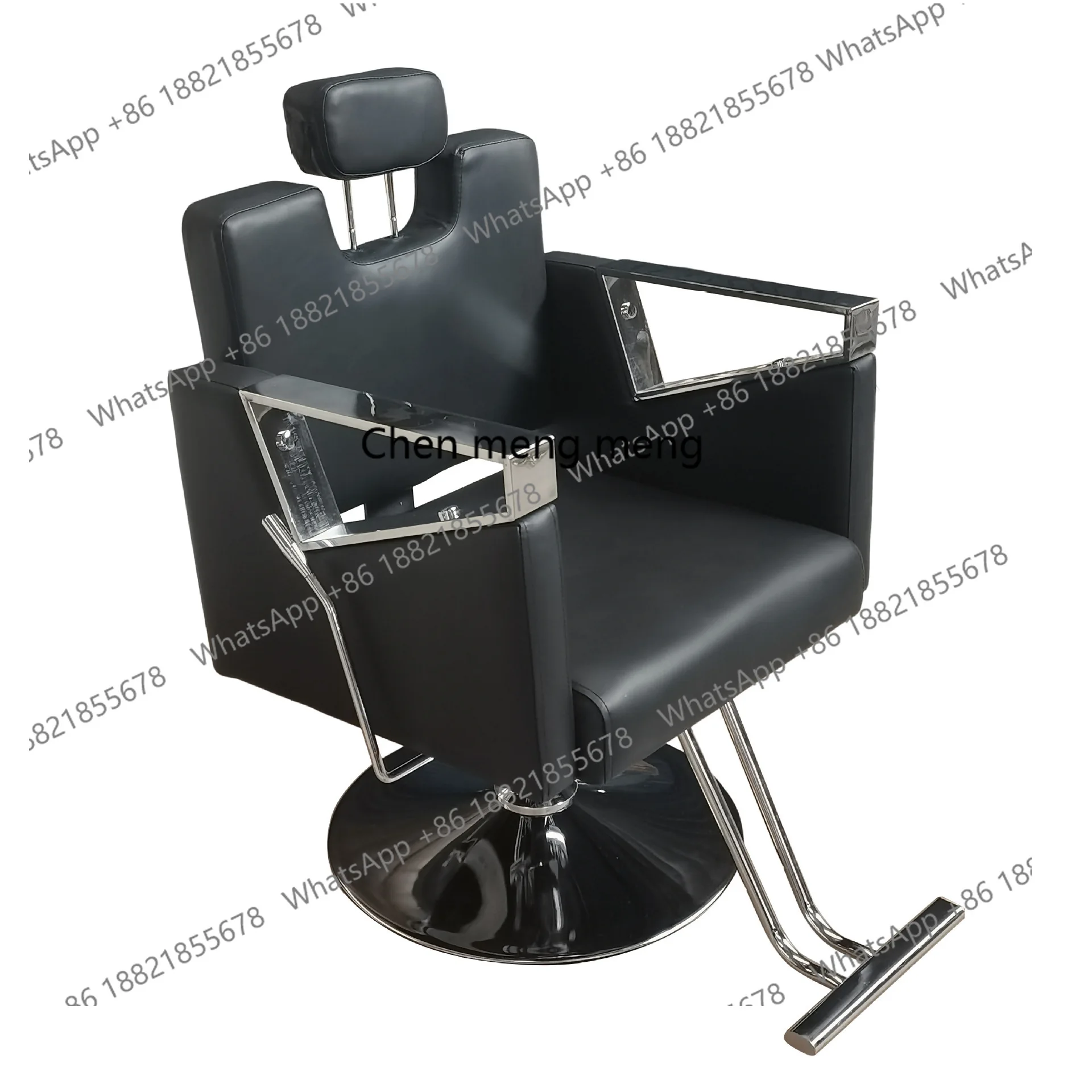

Barber shop chair can be reclined and lifted, hair salon chair hair salon hair cutting stool