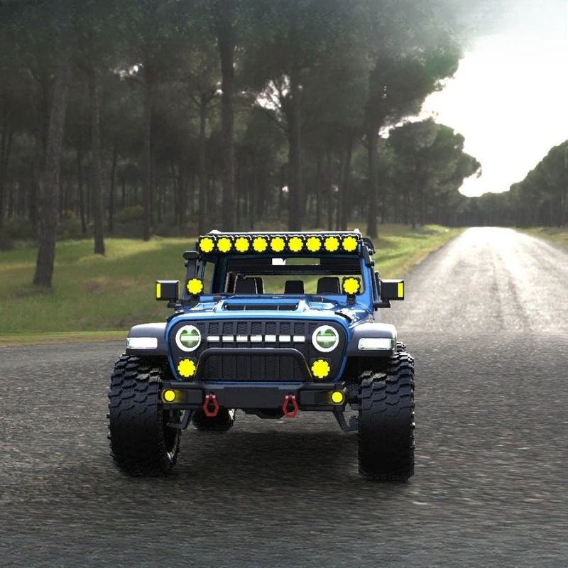 CK5812 Carro elétrico de escalada off road RC, escala de controle multicanal de alta velocidade, brinquedo colecionável para entusiastas de RC e adultos