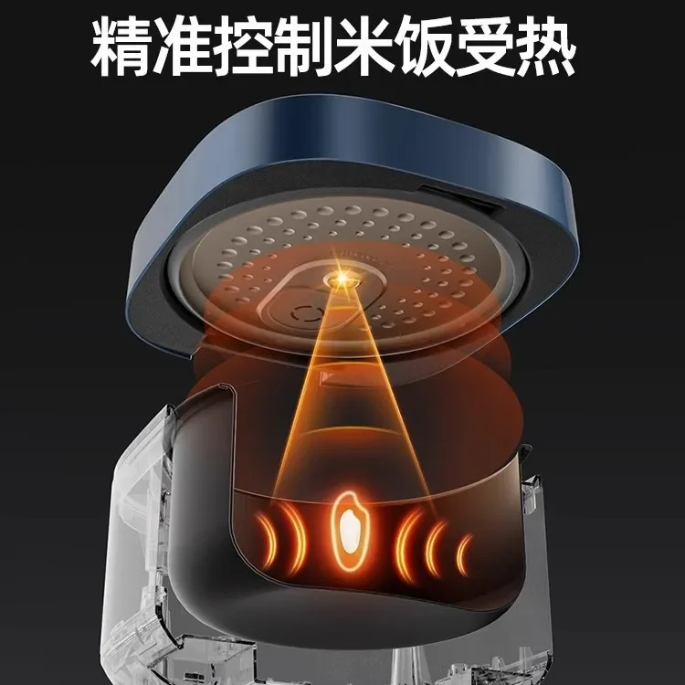 Rijstkoker huishoudelijke intelligente elektromagnetische verwarming 4L kookpot met grote capaciteit multifunctionele waterkoker galrijstkoker